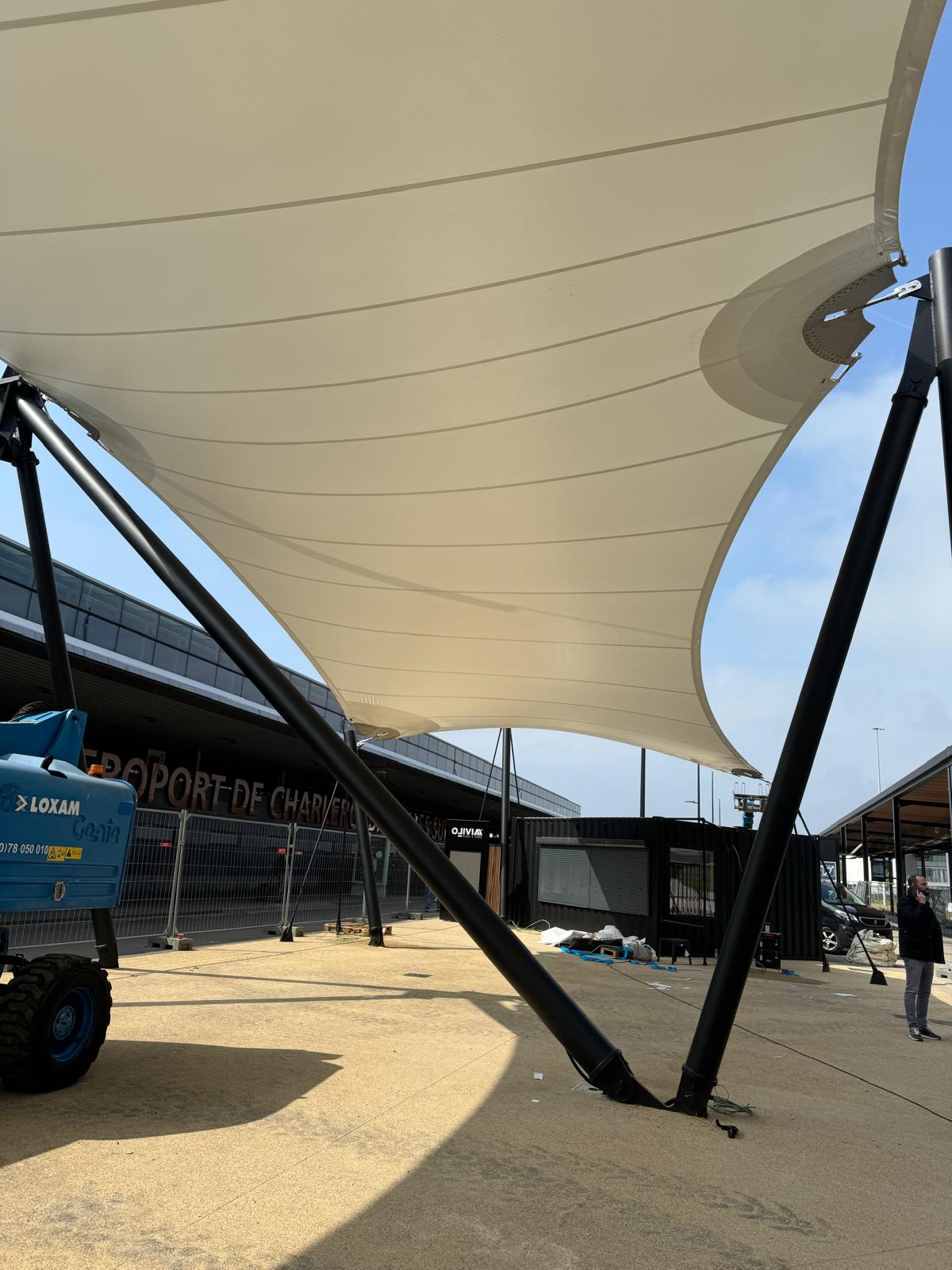 voile d'ombrage permanates